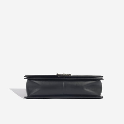 Chanel Classic Flap Lambskin Black Shoulder Bag Style 301