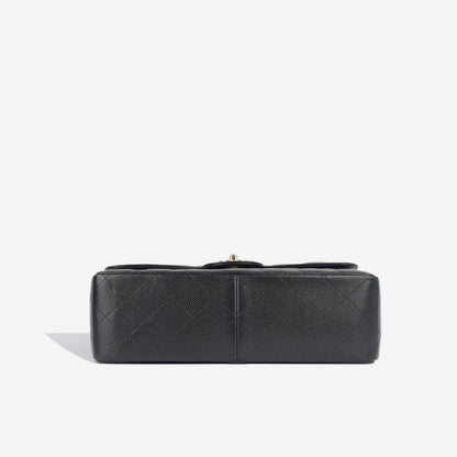 Chanel Classic Flap Caviar Black Shoulder Bag Style 16