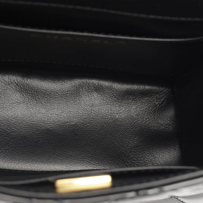 Chanel Classic Flap Lambskin Black Shoulder Bag Style 331