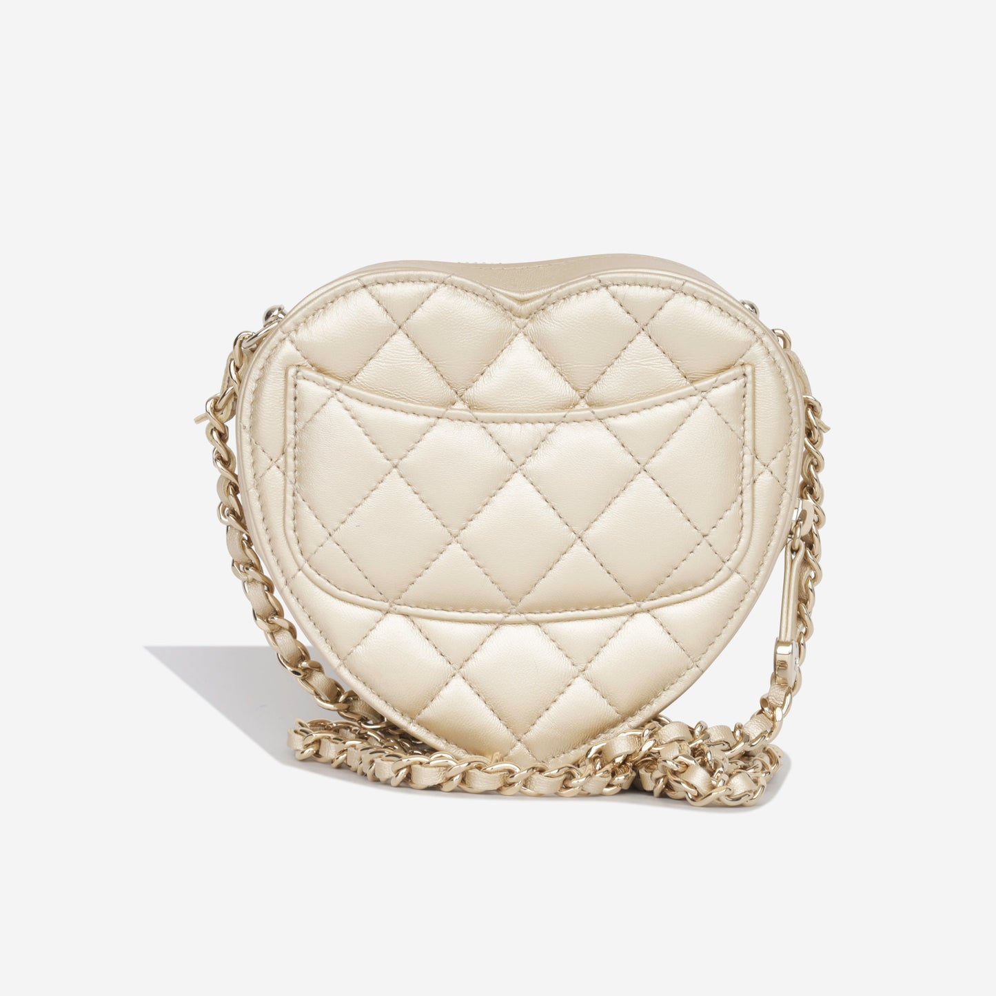 Chanel Small Heart Bag - Champagne