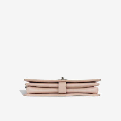Chanel Calfskin Beige Shoulder Bag