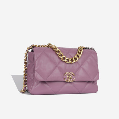 Chanel Chanel 19 Leather Gold Shoulder Bag Style 3