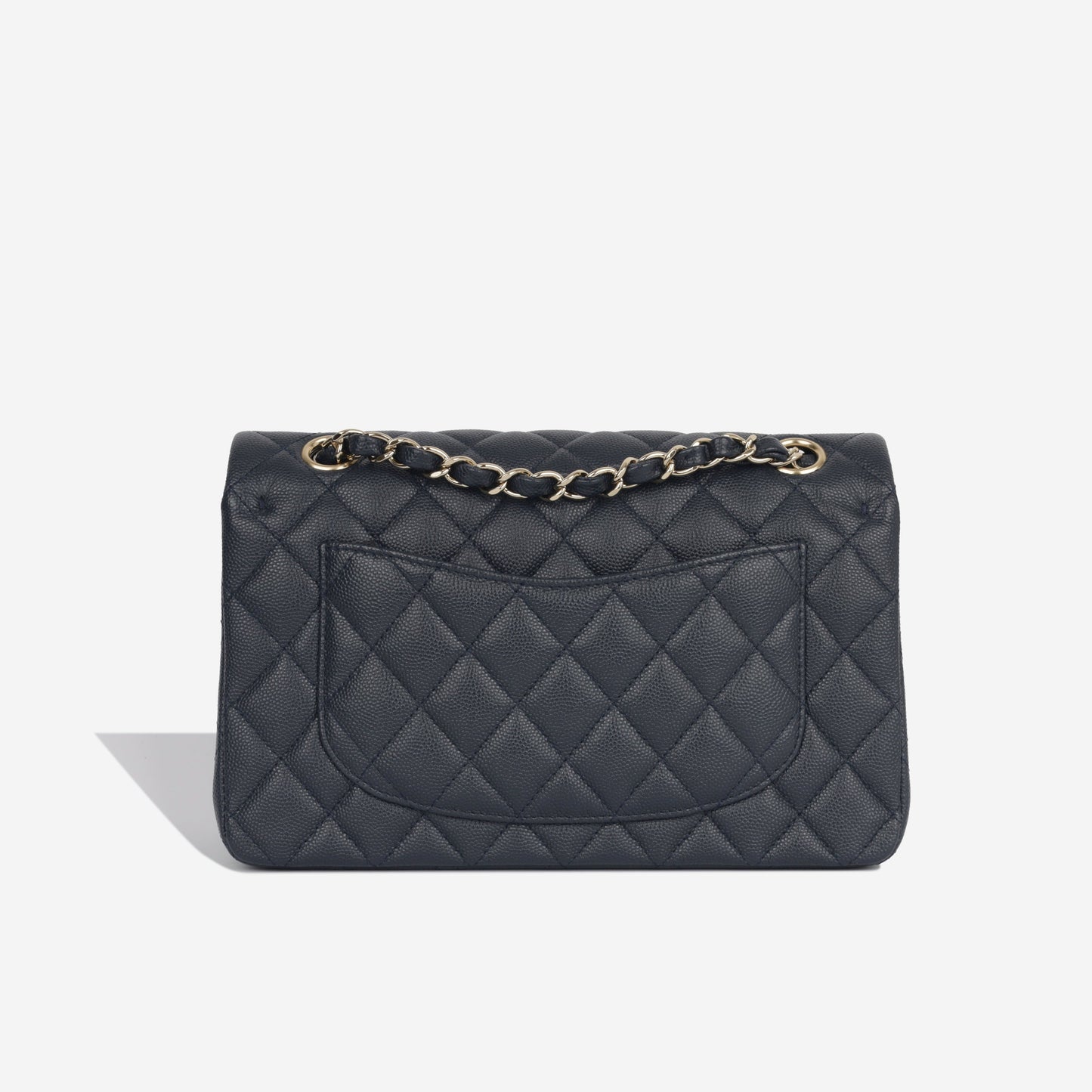 Chanel Classic Flap Caviar Gold Shoulder Bag Style 33