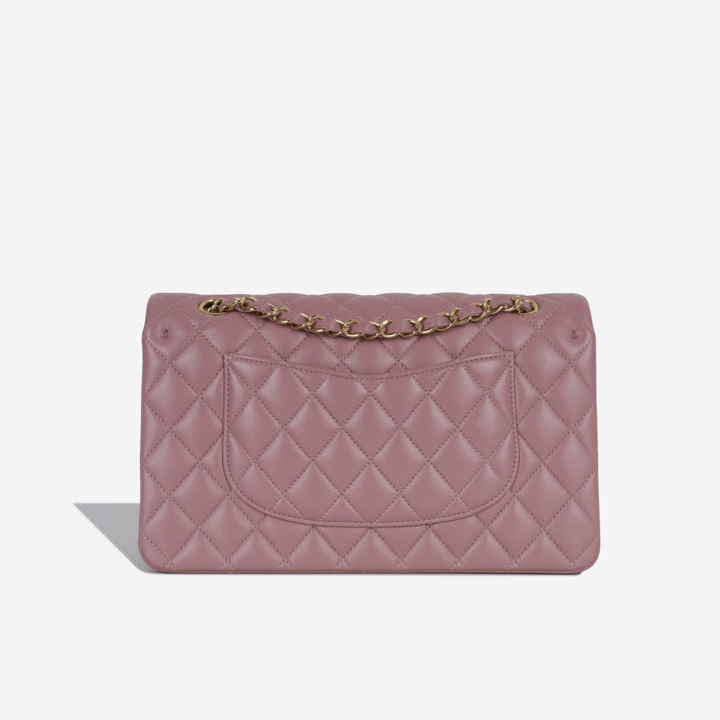 Chanel Classic Flap Lambskin Gold Shoulder Bag Style 30