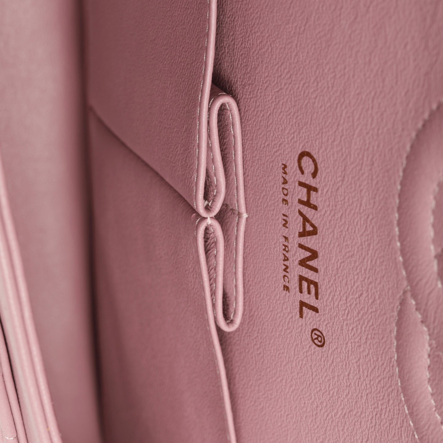 Chanel Classic Flap Lambskin Gold Shoulder Bag Style 30
