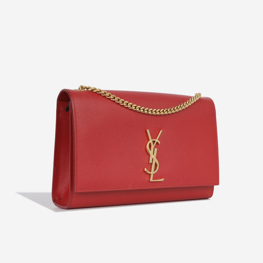 Saint Laurent Kate Leather Red Shoulder Bag Style 12