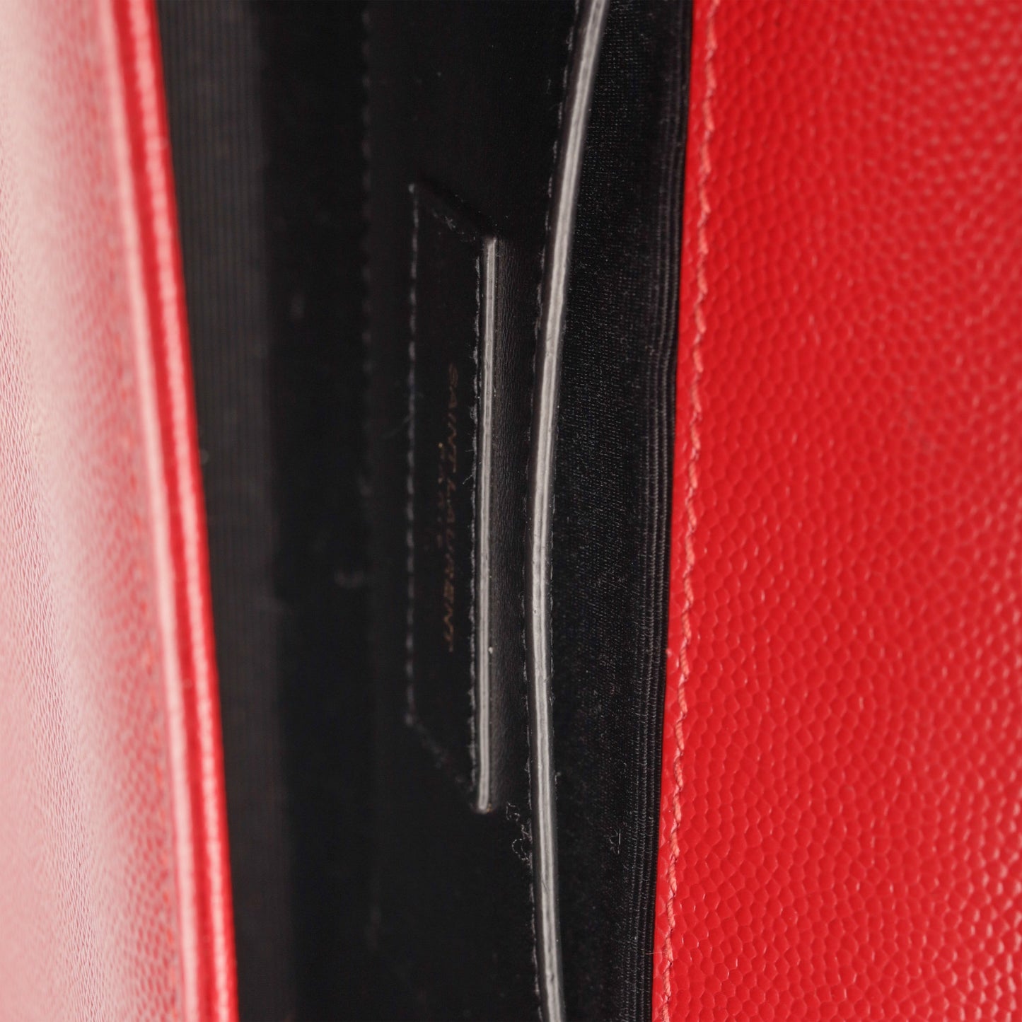 Saint Laurent Kate Leather Red Shoulder Bag Style 12