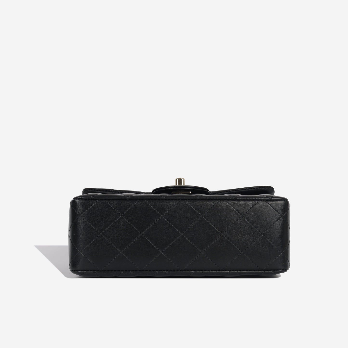 Chanel Classic Flap Lambskin Black Shoulder Bag Style 138