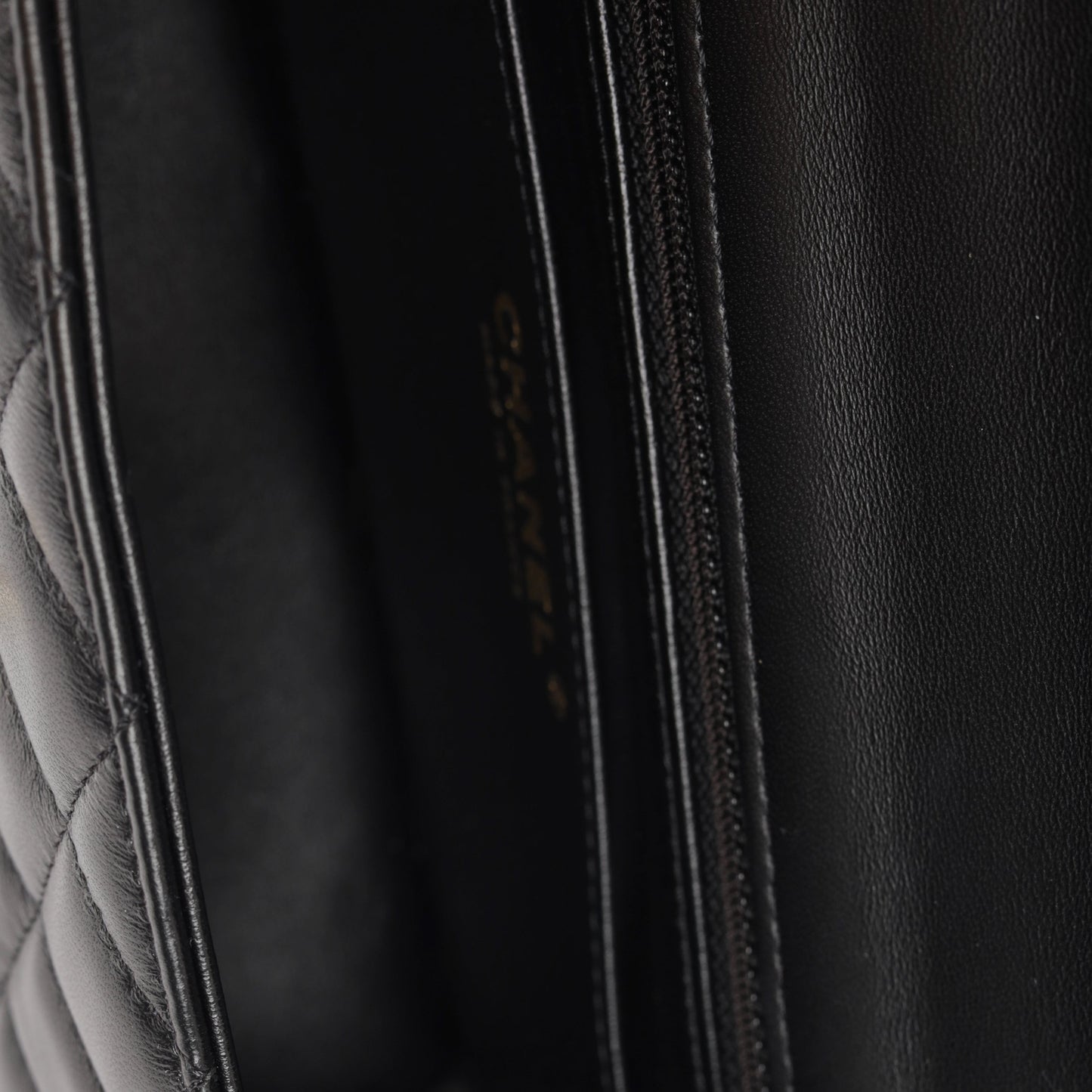 Chanel Classic Flap Lambskin Black Shoulder Bag Style 138