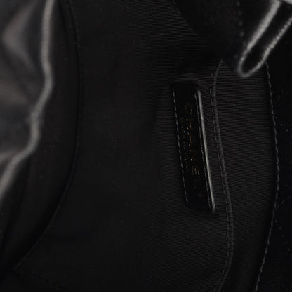 Chanel Quilted Bucket Bag - Black Caviar