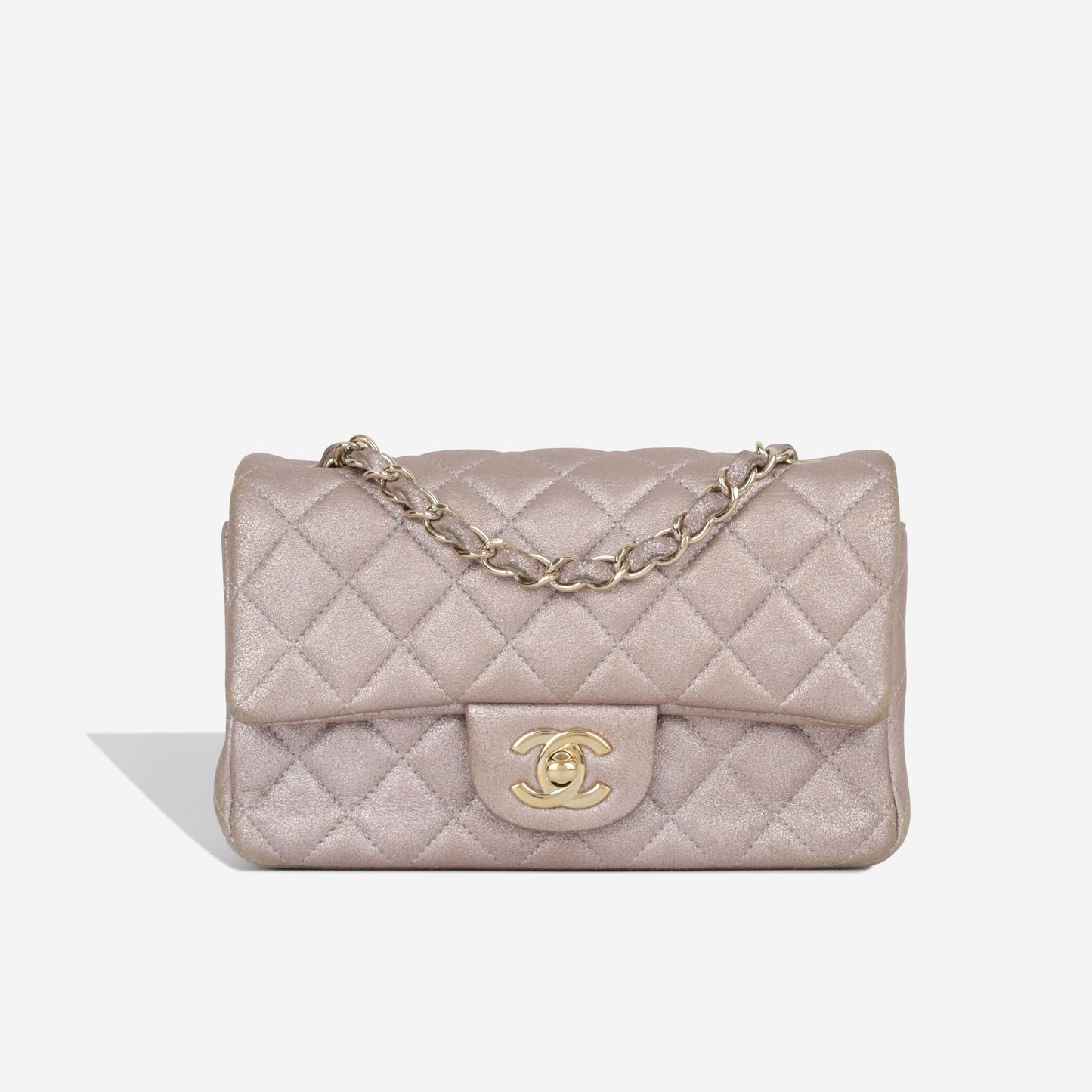 Chanel Classic Flap Leather Gold Shoulder Bag Style 6
