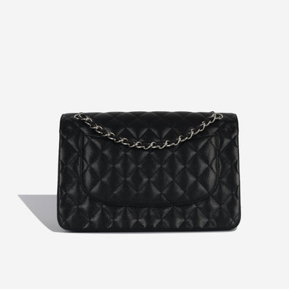 Chanel Classic Flap Lambskin Black Shoulder Bag Style 36