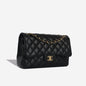 Chanel Classic Flap Lambskin Black Shoulder Bag Style 37