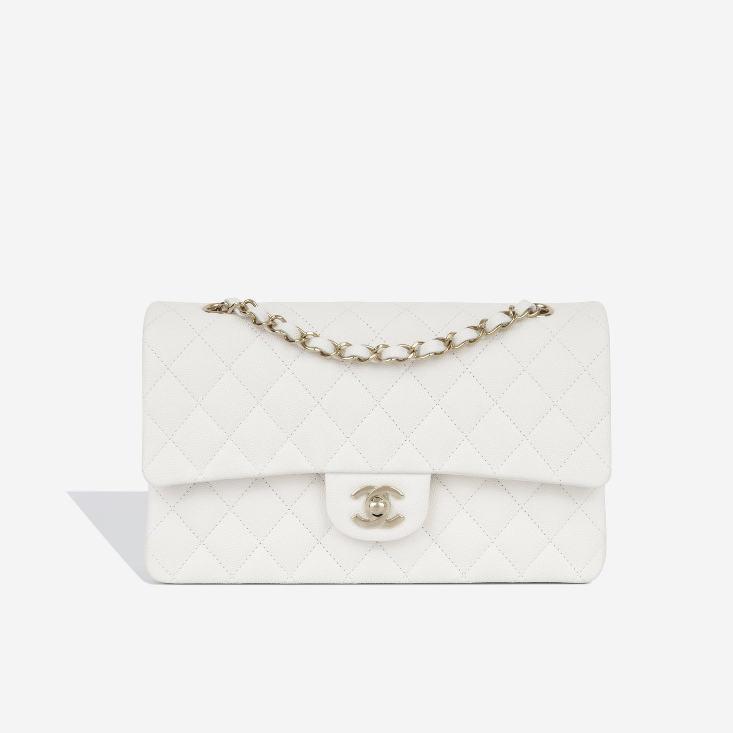 Chanel Classic Flap Lambskin Gold Shoulder Bag Style 29