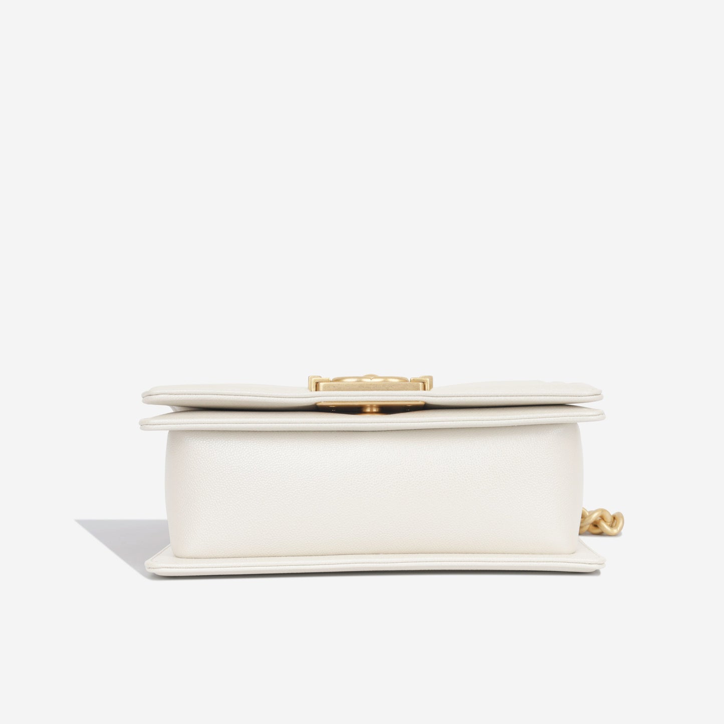 Chanel Boy Bag Lambskin Gold Shoulder Bag Style 7