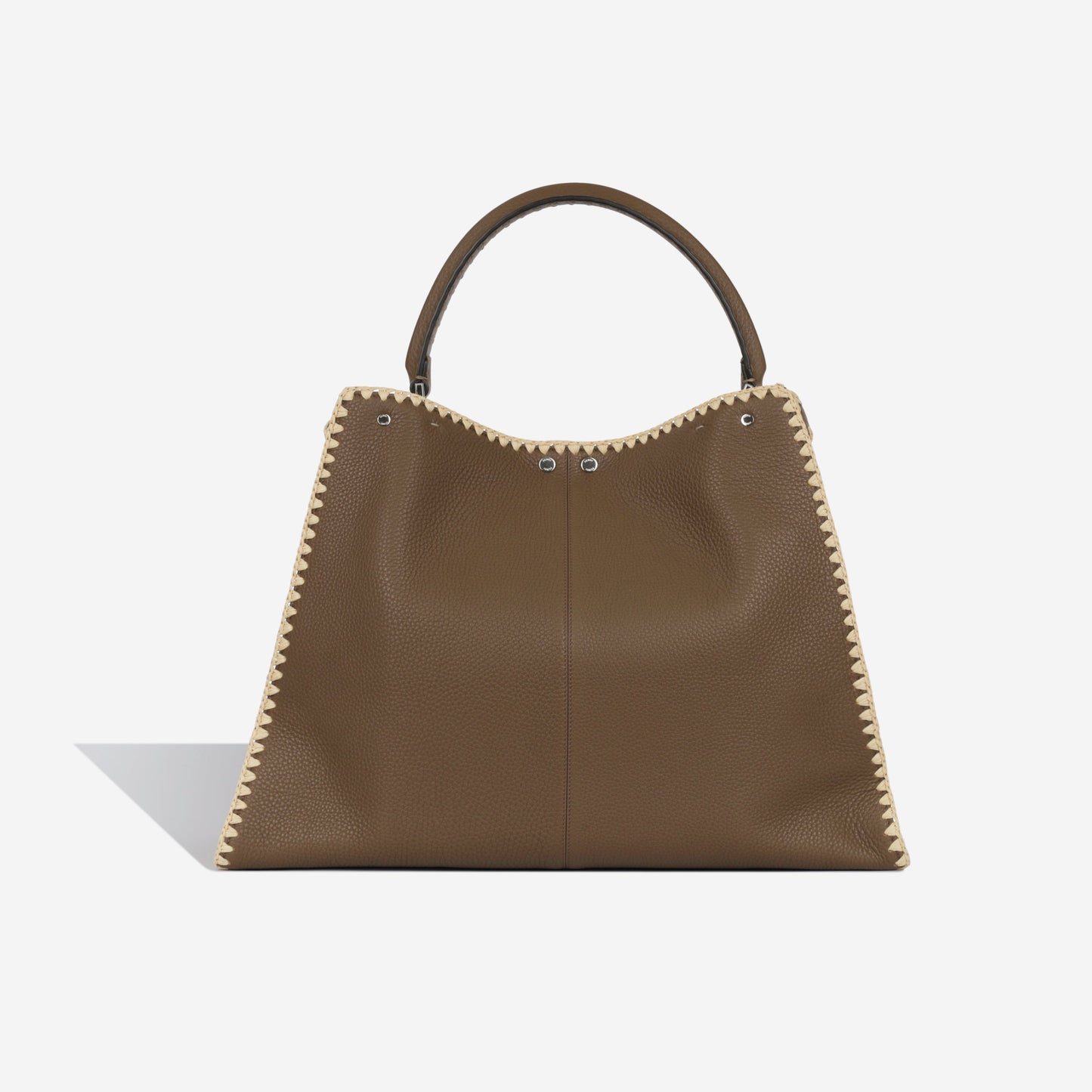 Fendi Peekaboo Leather Brown Handbag Style 2