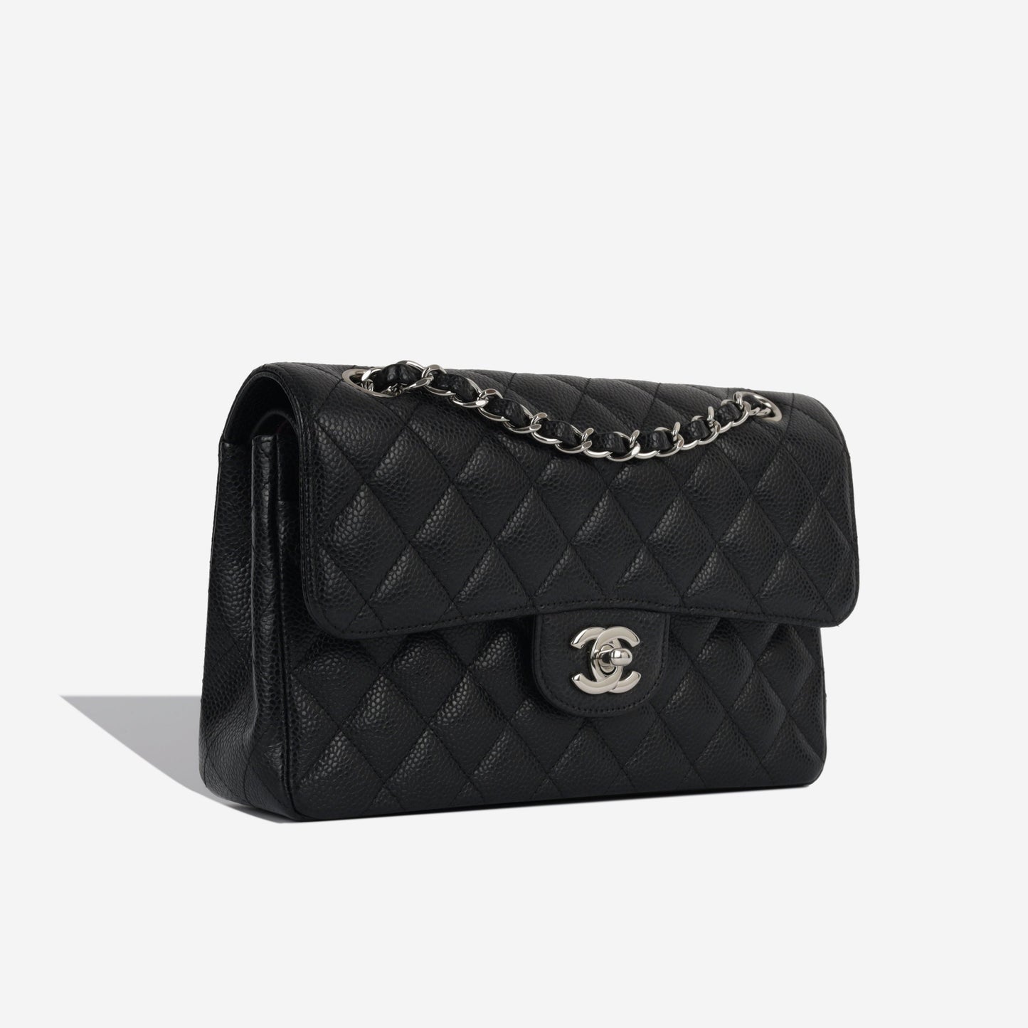 Chanel Classic Flap Caviar Black Shoulder Bag Style 119