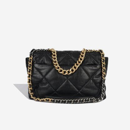 Chanel Chanel 19 Lambskin Black Shoulder Bag Style 4