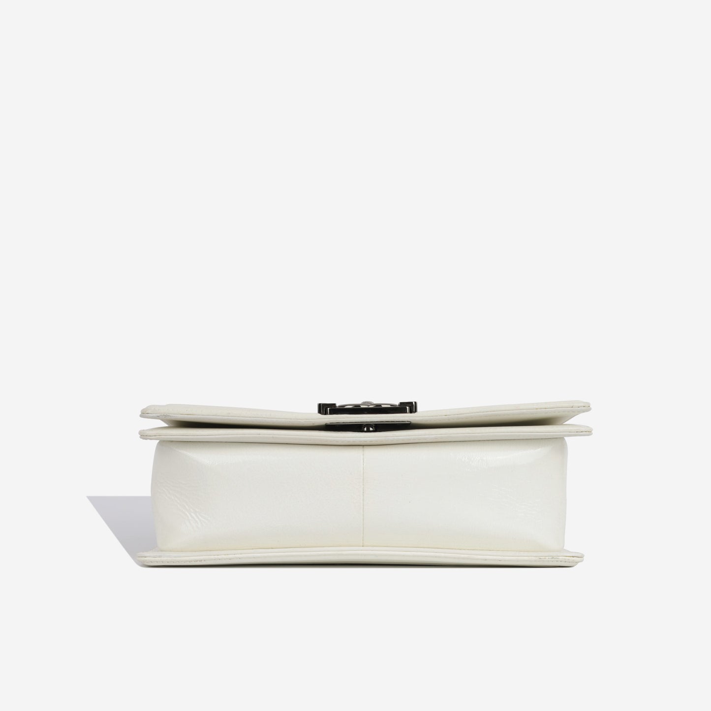 Chanel Boy Bag Tweed White Shoulder Bag