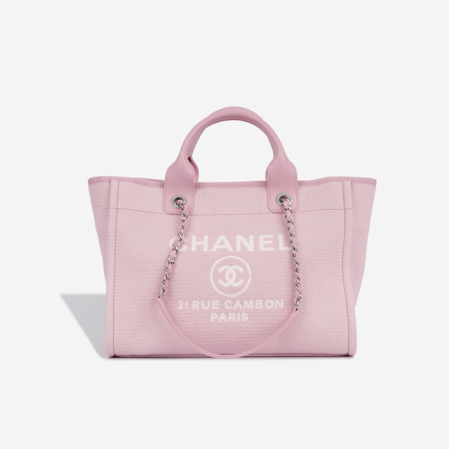 Chanel Cambon Tweed Silver Tote Bag Style 2
