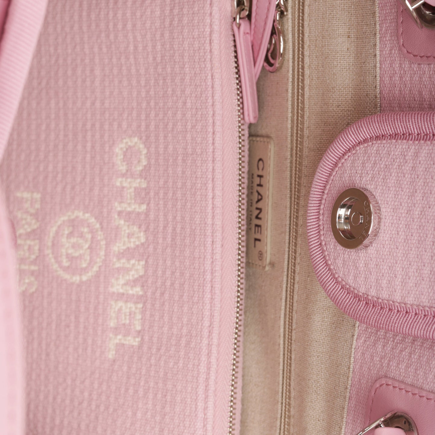 Chanel Cambon Tweed Silver Tote Bag Style 2