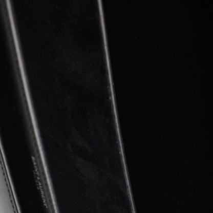 Saint Laurent Sunset Calfskin Black Shoulder Bag