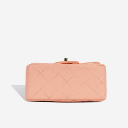Chanel Classic Flap Lambskin Gold Shoulder Bag Style 87