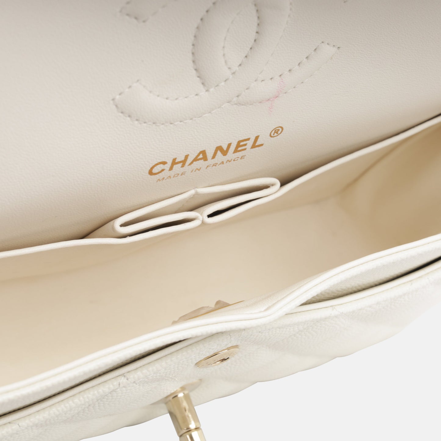 Chanel Classic Flap Caviar Gold Shoulder Bag Style 31