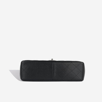 Chanel Classic Flap Caviar Black Shoulder Bag Style 11