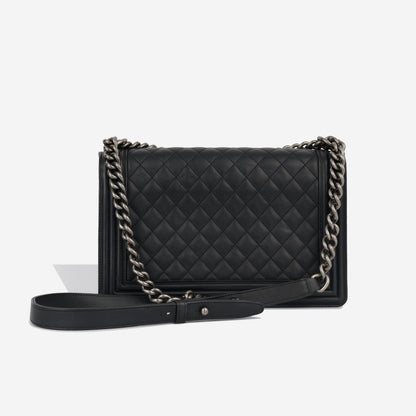 Chanel Classic Flap Lambskin Black Shoulder Bag Style 300