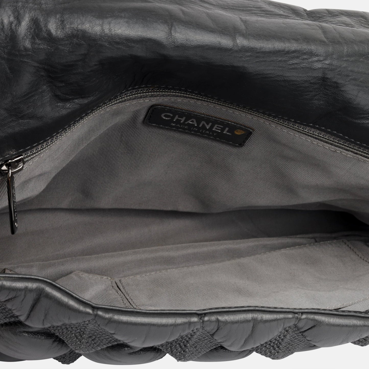 Chanel Classic Flap Calfskin Black Shoulder Bag Style 26