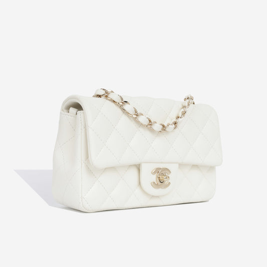 Chanel Classic Flap Lambskin Gold Shoulder Bag Style 54