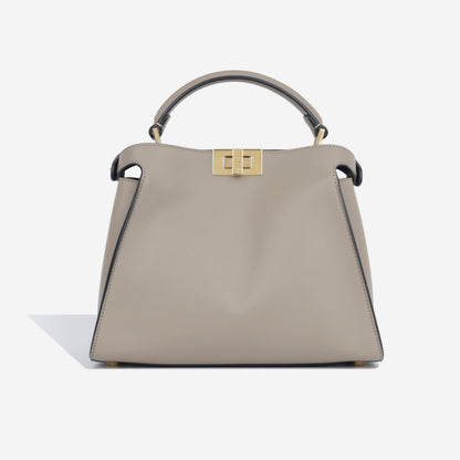 Fendi Peekaboo Calfskin Red Handbag Style 2