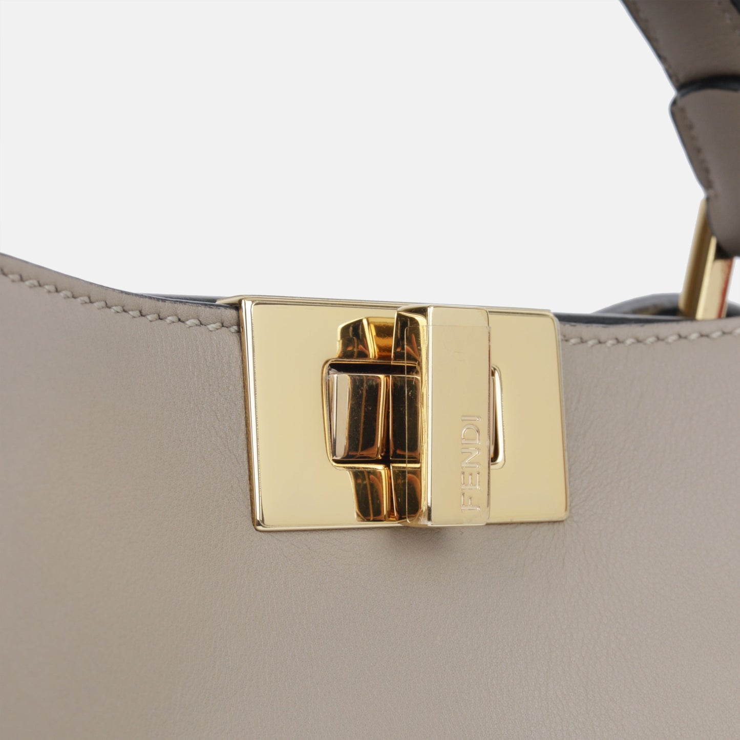 Fendi Peekaboo Calfskin Red Handbag Style 2