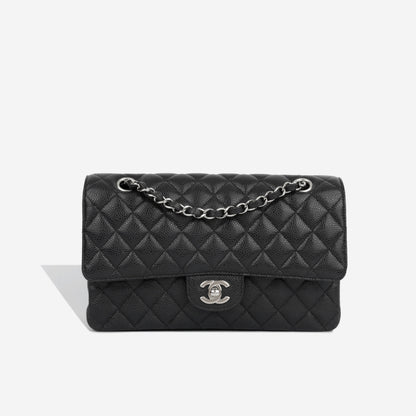 Chanel Classic Flap Caviar Black Shoulder Bag Style 69