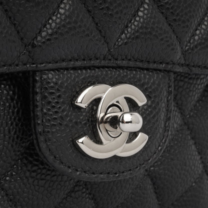 Chanel Classic Flap Caviar Black Shoulder Bag Style 69