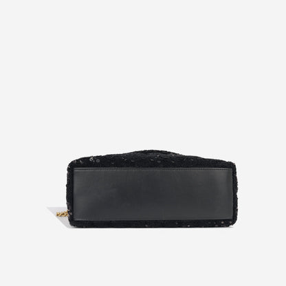 Saint Laurent Loulou Black Shoulder Bag Black
