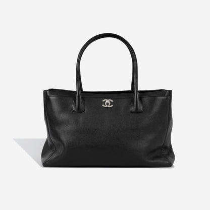 Chanel Timeless Caviar Black Tote Bag Caviar