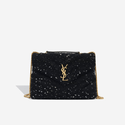 Saint Laurent Loulou Black Shoulder Bag Black