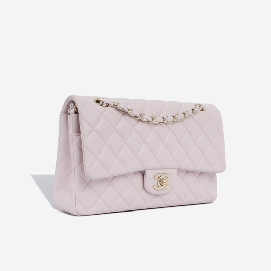 Chanel Classic Flap Lambskin Gold Shoulder Bag Style 26