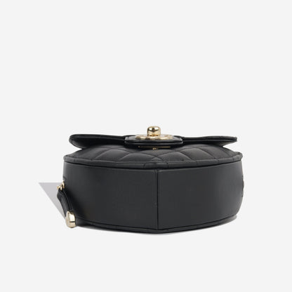 Chanel Luxury Lambskin Black Handbag Style 14