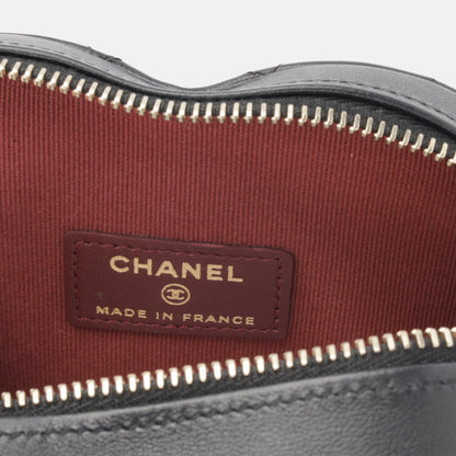 Chanel Luxury Lambskin Black Handbag Style 15