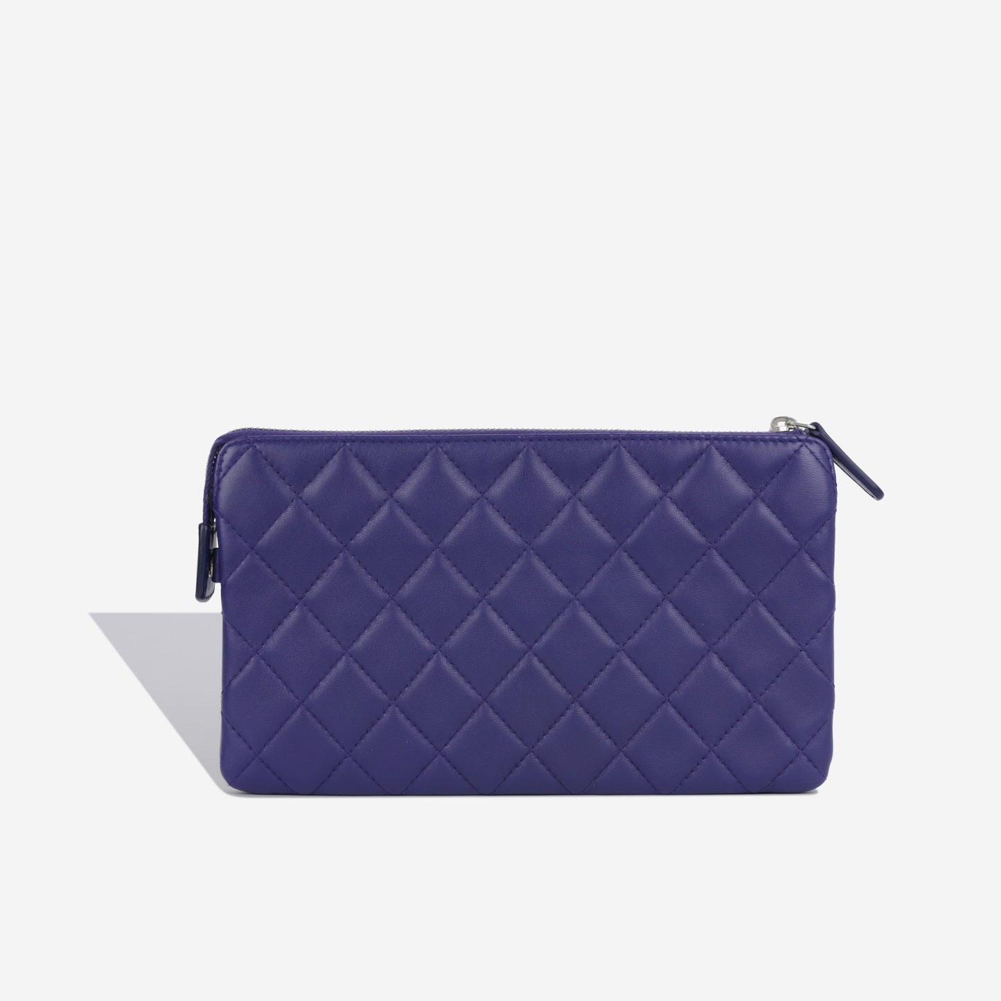 Chanel Lambskin Silver Handbag Style 2