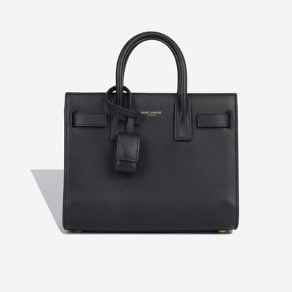 Saint Laurent Sac De Jour Calfskin Black Handbag Calfskin