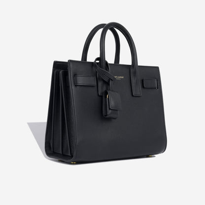 Saint Laurent Sac De Jour Calfskin Black Handbag Calfskin