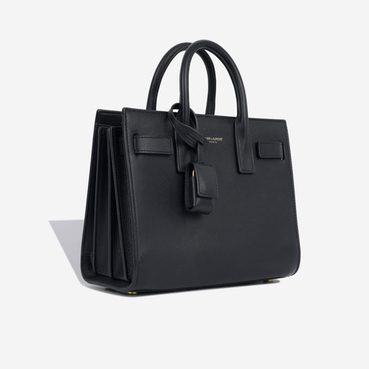 Saint Laurent Sac De Jour Calfskin Black Handbag Calfskin