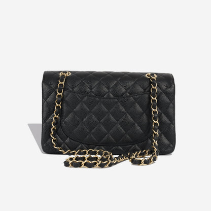 Chanel Classic Flap Caviar Black Shoulder Bag Style 74