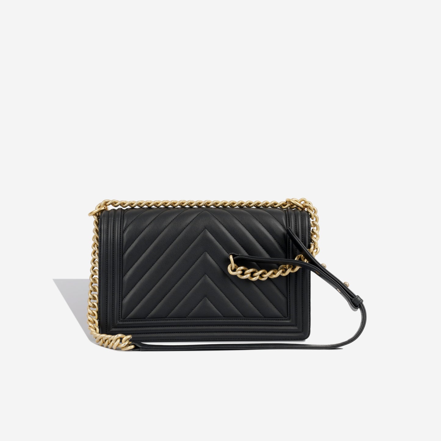 Chanel Boy Bag Lambskin Black Shoulder Bag