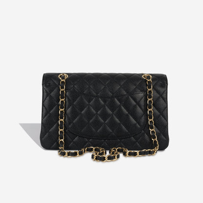 Chanel Classic Flap Caviar Black Shoulder Bag Style 71
