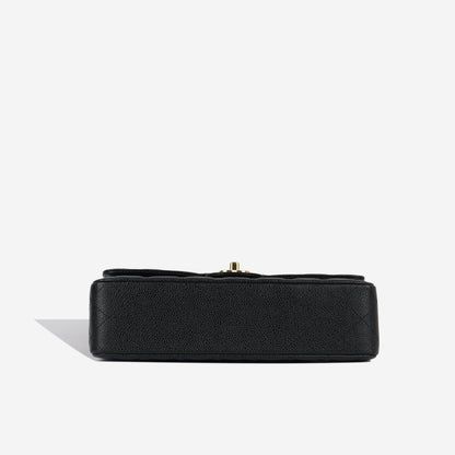 Chanel Classic Flap Caviar Black Shoulder Bag Style 71